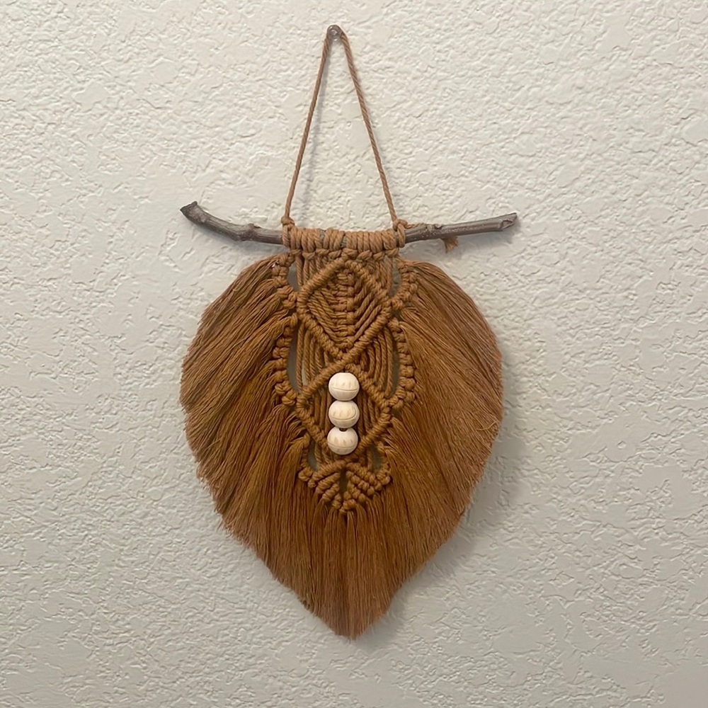 Macrame Leaf Wall Hanging